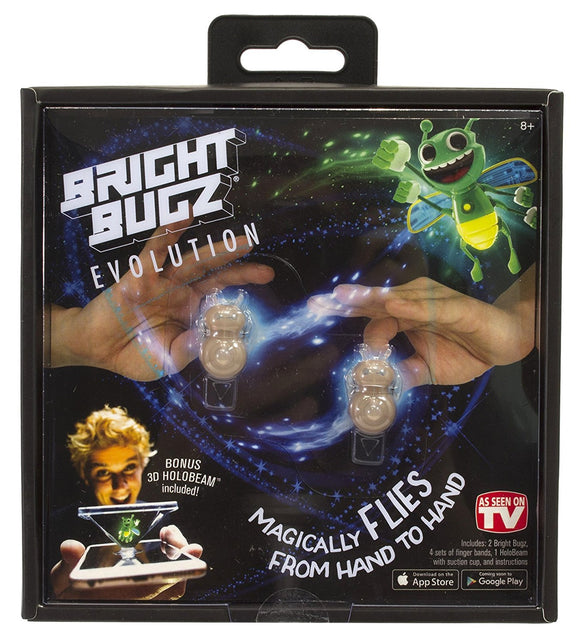 Bright Bugs Evolution Toys - Experience the Magic of Light-Up Bugs - Learn Cool Illusion Tricks - Try the Holobeam for Even More Fun - Ages 3 and Up - Green
