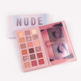18 Color Nude Shining Eyeshadow Pearlescent Makeup Glitter Pigment Smoky Eye Shadow Pallete Waterproof Cosmetics eye shadow