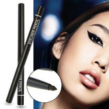Double-Headed Seal Black Eyeliner Triangle Seal Eyeliner 2-in-1 Waterproof Eyes Make Up Kit Stamps Wing Eyeliner Pencil TSLM2
